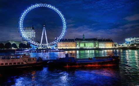 The London Eye Hd Desktop Wallpaper Widescreen High Definition