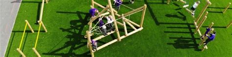 Outdoor School Playground Equipment Pentagon Play