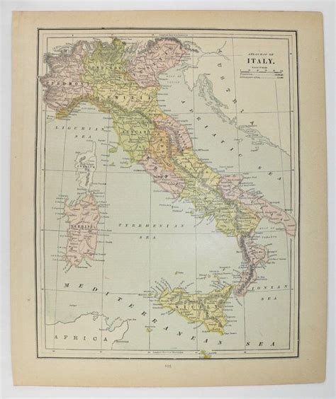 Explore more like turkey and italy map. 1886 Antique Italy Map Turkey in Europe Map Greece Vintage ...