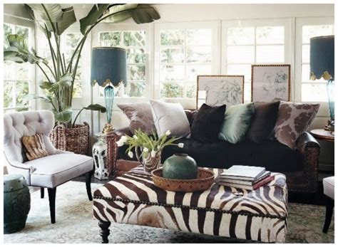 Decorate your home with black and white zebra print theme with diy frames and mirrors. Obsessing Over Zebra Ottomans - Nomad Luxuries