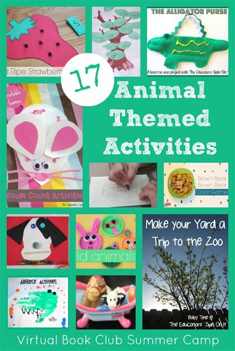 Fun outdoor family activities w/ kids: 17+ Book Inspired Animal Themed Activities for Kids - The ...