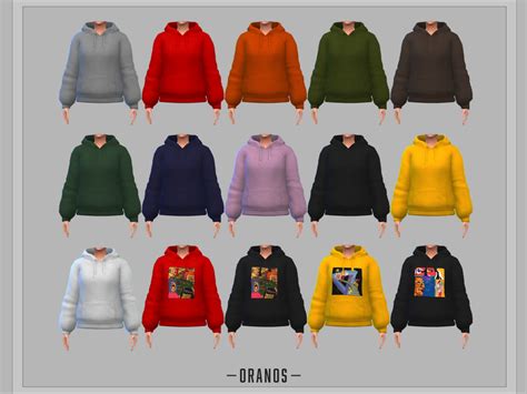 The Sims Resource Oversized Hoodie Female