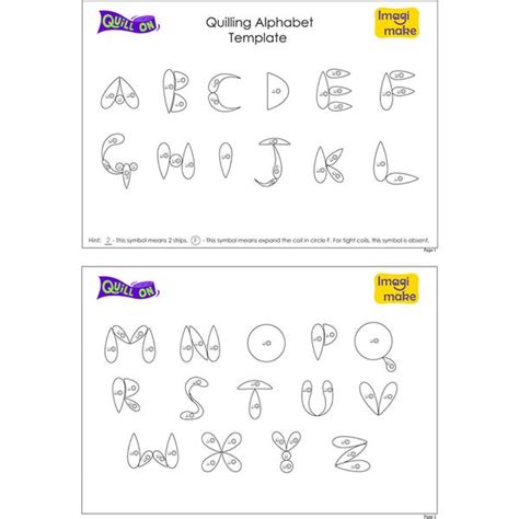 Fancy antique french alphabet letters hand embroidery pattern letters: Easy Quilling Letters - Quill On