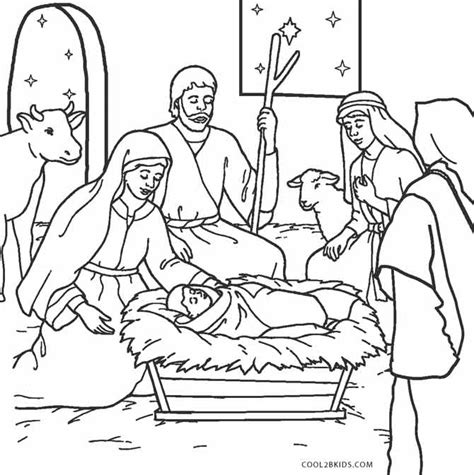 Jesus Is Born Coloring Pages For Kids