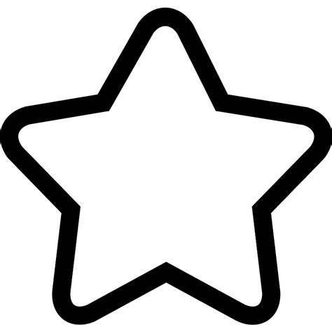 Star Outline Of Five Points Vector Svg Icon Svg Repo