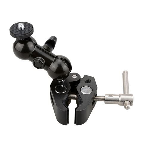 Hoshi Camera Clamp Ball Head Magic Friction Arm Mount Super Crab Clamp