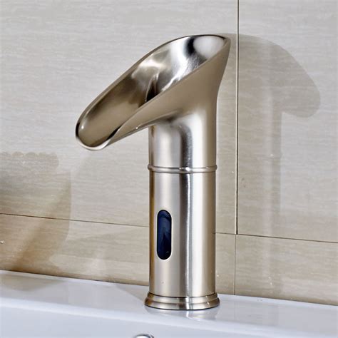 Get free shipping on qualified touchless kitchen faucets or buy online pick up in store today in the kitchen department. Moffat Touchless Brushed Nickel LED Bathroom Sink Faucet ...