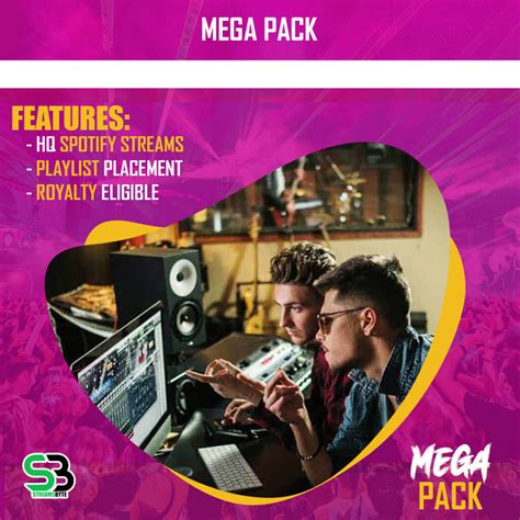 Mega Pack Buy Spotify Streams Promotion