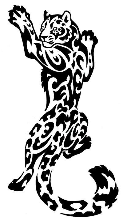 Check spelling or type a new query. Snow Leopard big cat tribal tattoo | tatoos | Pinterest | Snow, Tribal tattoos and Leopards