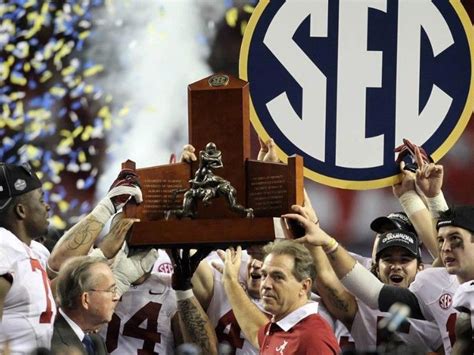 23rd Sec Championship For The University Of Alabama Football Team