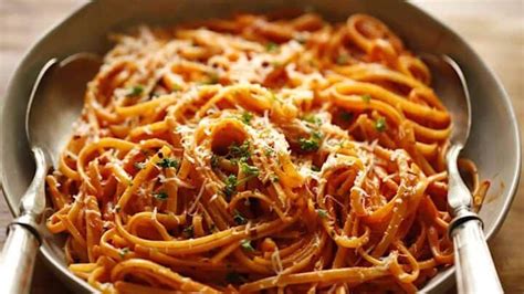 Tomato Cream Sauce With Linguine Entertaining With Beth