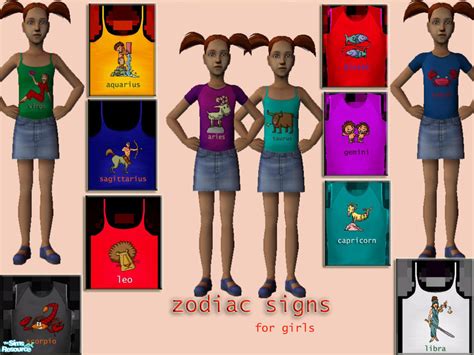 The Sims Resource Zodiac Signs For Girls