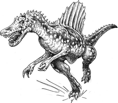 Spinosaurus Coloring Pages To Print Coloring Pages