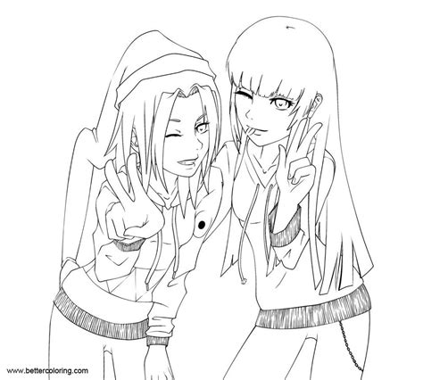 Maybe you would like to learn more about one of these? 2Bff Coloring Page : Girls BFF Coloring Pages by fiona ...