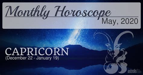 Capricorn and cancer are opposite … Capricorn Monthly Horoscope