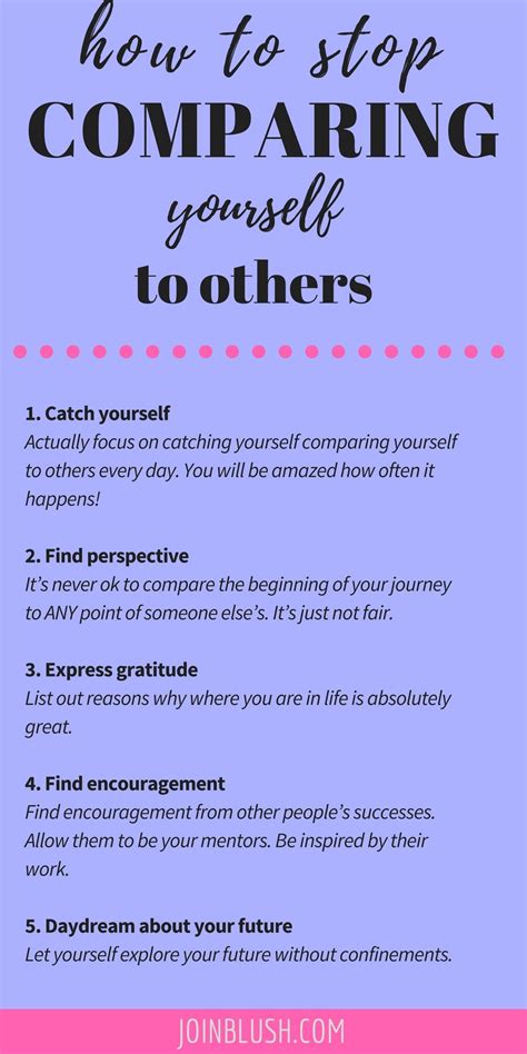 How To Stop Comparing Yourself To Others Self Confidence Tips