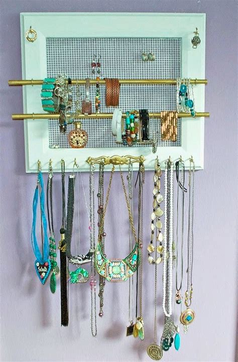 Diy Hanging Jewelry Organizer