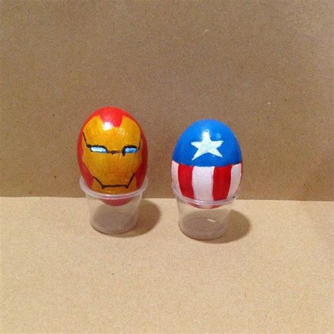 Easter Eggs Iron Man Vs Captain America By Ainaven On Deviantart Iron
