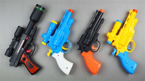 Toys Guns For Kids Box Of Toys Guns Toys Video For Kids Colored Toy