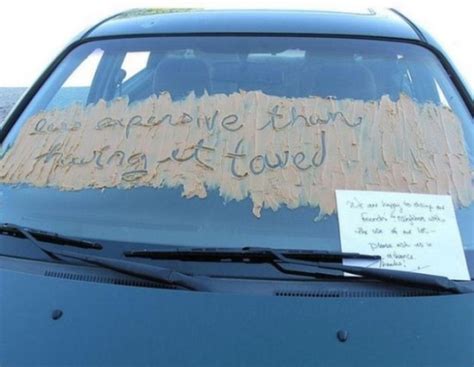 Funny Windshield Notes 20 Photos FunCage