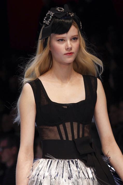 Ms Mandy M Amalie Schmidt For Dolce Gabbana Fall Mfw