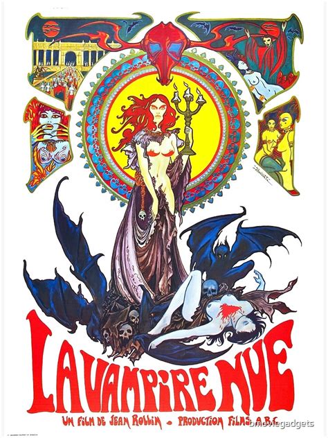 La Vampire Nue The Nude Vampire By Jean Rollin Photographic Print By Bmoviegadgets