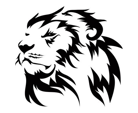 Lion Head Silhouette Vector At Vectorified Com Collection Of Lion Head Silhouette Vector Free