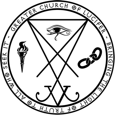 The Greater Church Of Lucifer The Chalice And Sigil Of Lucifer The Eye