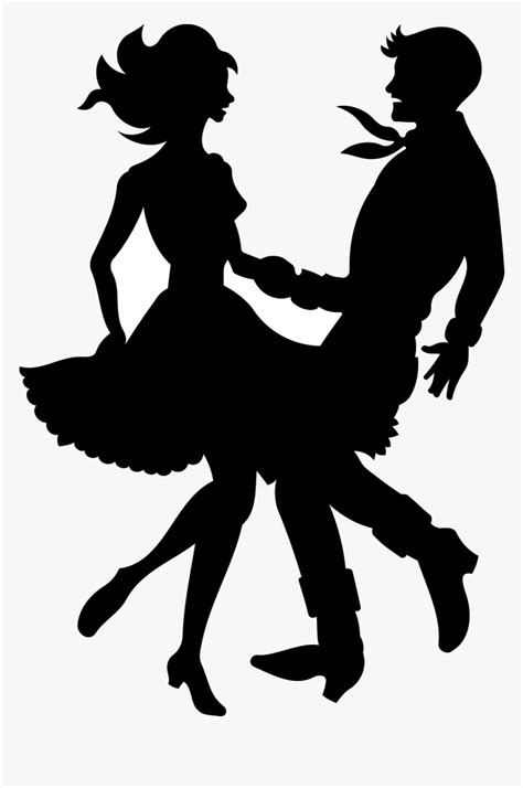 Dance Silhouette Human Silhouette Dancing Couple Party Clipart