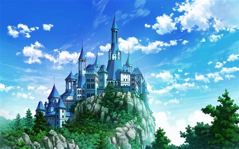 Castle Anime Wallpapers Wallpaper Cave