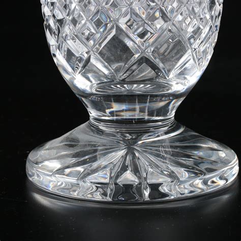 Waterford Crystal Footed Centerpiece Vase Ebth