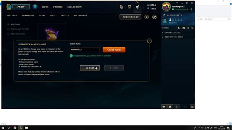 How To Change Your Summoner Name In League Of Legends A Step By Step