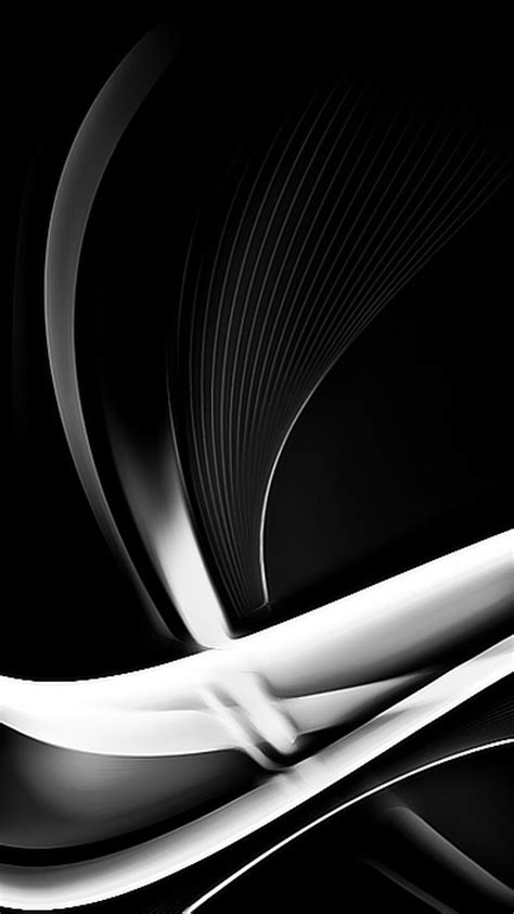 Ggfd Waves 3d Art Curves Samsung White Texture Black Abstract