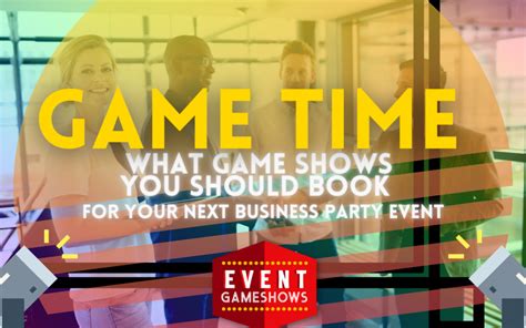 Corporate Party Planning What Game Show Should You Book For Your