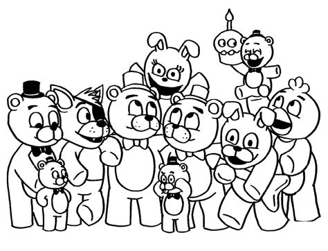 Fnaf Coloring Pages To Print 101 Coloring Fnaf Coloring Pages