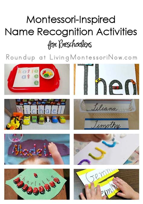 Montessori Inspired Name Recognition Activities For Preschoolers
