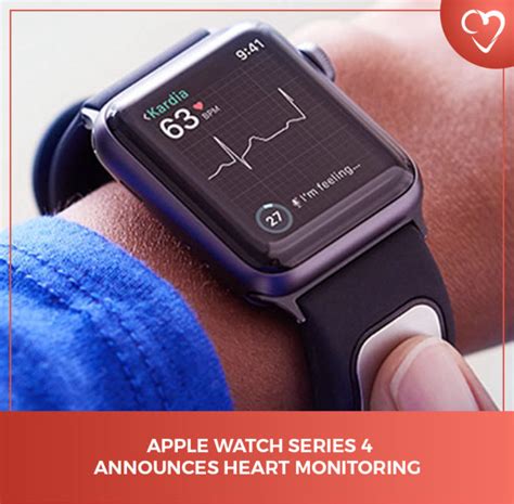 Apple Watch Series 4 Announces Heart Monitoring Cardiovisual Heart