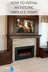 Electric Fireplace Insert To Replace Gas Photos