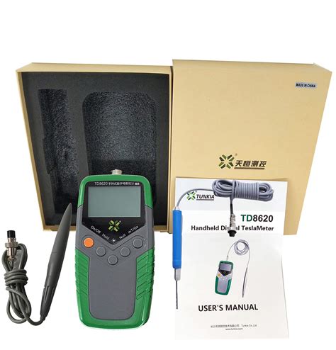 Buy Digital Tesla Meter Gauss Meter With Axial Probe And Hall Probe