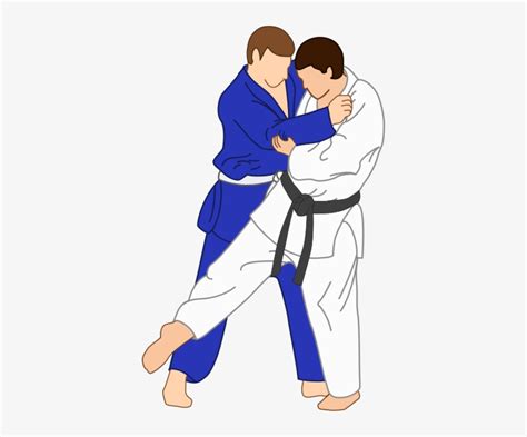 Vector Illustration Of Ashi Guruma Judo Throwing Technique Judo