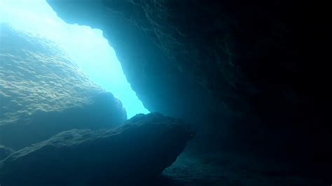 Beautiful Caveswim Through Diving In Paphos Cyprus Youtube