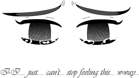 Anime Crying Eyes Stroke Png Svg Design For T