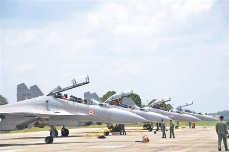 Pesawat Pejuang Tudm Tentera Udara India Dalam Eksesais Udara Shakti