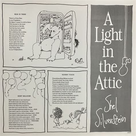 Shel Silverstein A Light In The Attic Record Cellar Canada