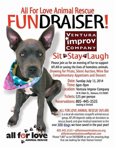 All For Love Animal Rescue Save The Date This Fundraiser Will Be So