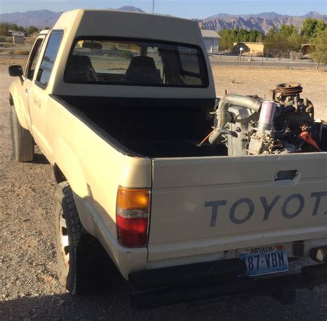 Toyota Custom Cab 4x4 Turbo 22ret Turbo Motor Low Mile 22re R Motor