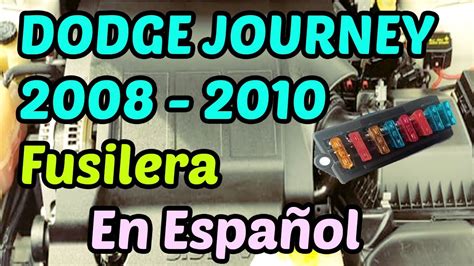 DIAGRAMA de FUSIBLES Dodge Journey 2008 2010 En Español YouTube