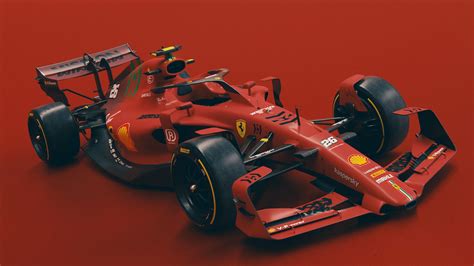 Artstation F1 2022 Concept Blender 28x Render Setup Ferrari