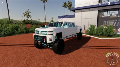 6 Door Chevy Silverado Car Mod For Farming Simulator 19tested In Fs19