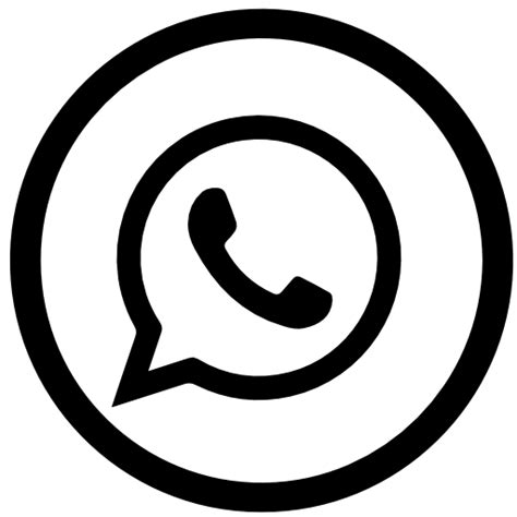 Icono Whatsapp La Red Social En Social Circular Icons